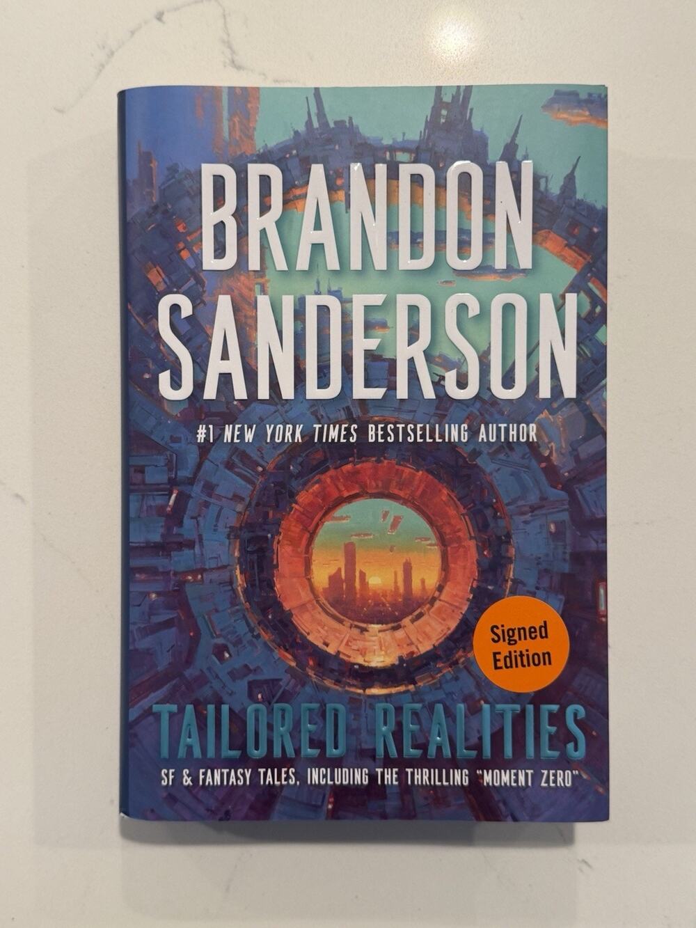 Brandon Sanderson SIGNED AUTOGRAPH Tailored Realities FIRST EDITION #7